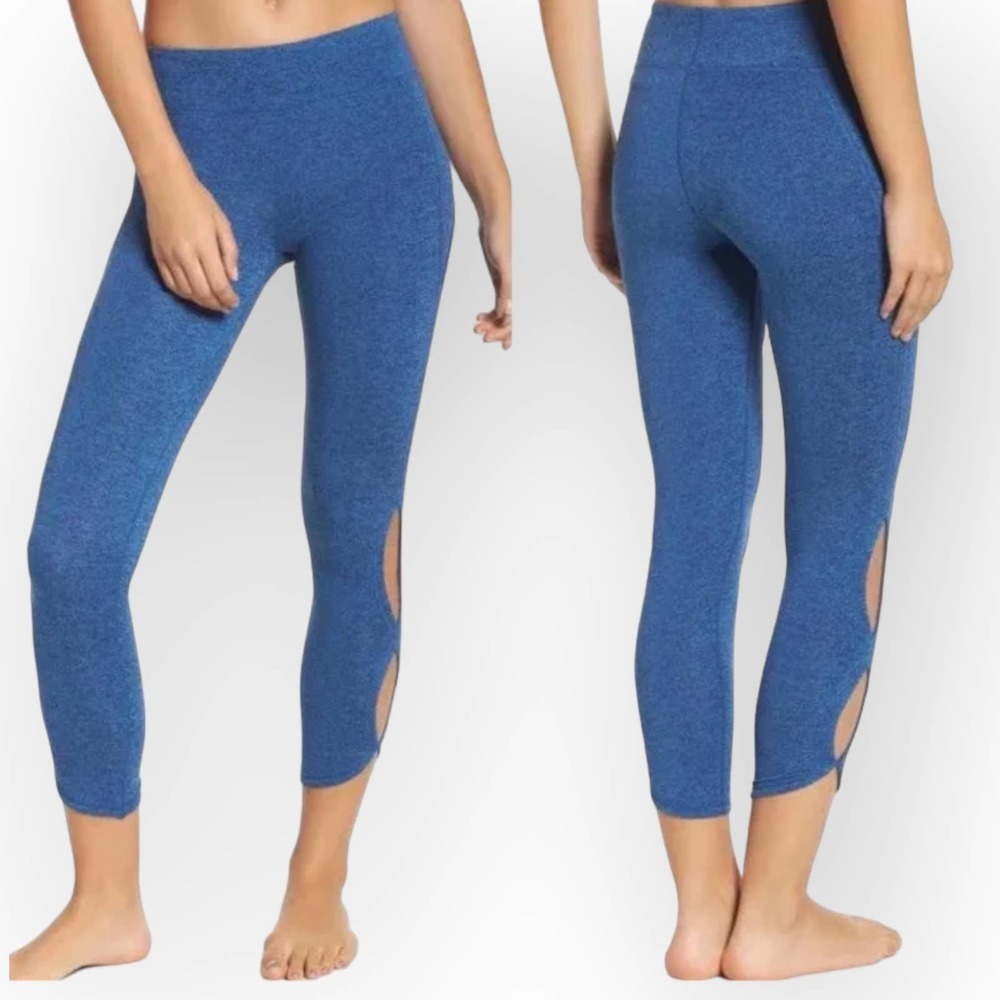 Free People Movement Yoga Hi Rise Infinity Leggings Bright Ocean Blue Size S - Picture 5 of 13